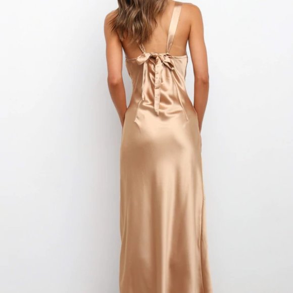 NWOT PETAL & PUP SURREY DRESS - GOLD - Picture 2 of 6